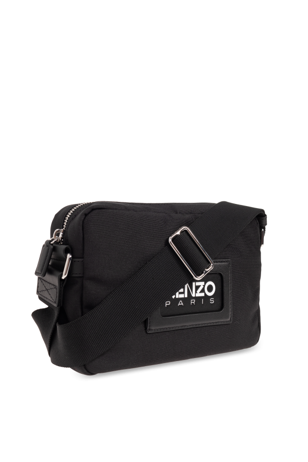 Moschino Men's Canvas Logo Shoulder Bag | Neiman Marcus